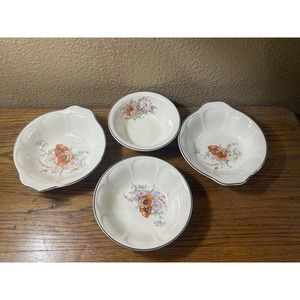 Set of 4 Vintage Mount Vernon Universal Ware‎ Cereal Dessert Bowls USA